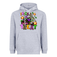 Heather Grey trick rawr treat Heavyweight Hoodie - AdoDesignShop