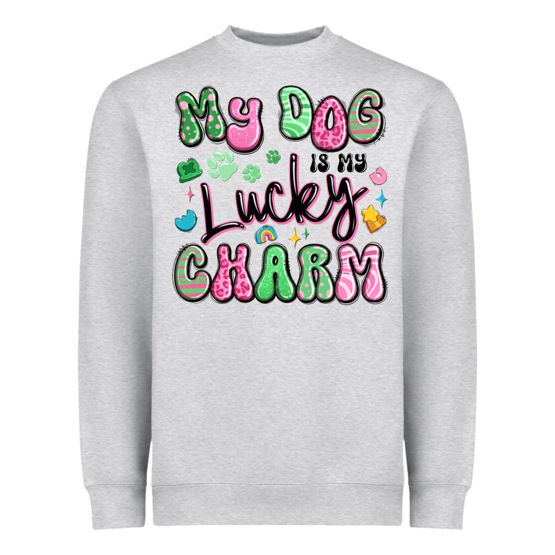 My Dog Is My Lucky Charm Heavyweight Sweatshirt by Artiststas | Teevron