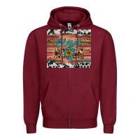 Burgundy blessed mom Zipper Hoodie - Artiststas
