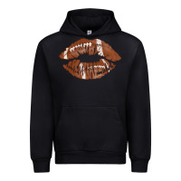 Black football lips Urban Hoodie - AdoDesignShop
