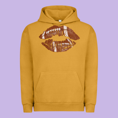 Football Lips Urban Hoodie Designed By Adodesignshop