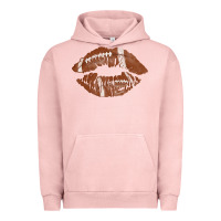 Pigment Salmon football lips Urban Hoodie - AdoDesignShop