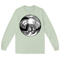 Matcha M.C. Escher Spherical Self Portrait Long Sleeve Tee - longCreatives