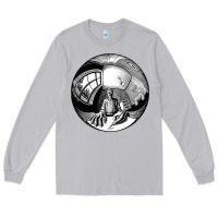 Moon Dust M.C. Escher Spherical Self Portrait Long Sleeve Tee - longCreatives