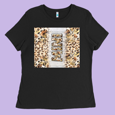 Mother's Day Mini Leopard Tumbler Tbs Ladies Tee Designed By Tumblerdesignbyshophia