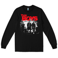 Black The Boys Graffiti Group Photo Long Sleeve Tee - longCreatives