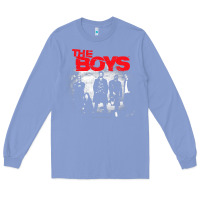 Colony Blue The Boys Graffiti Group Photo Long Sleeve Tee - longCreatives