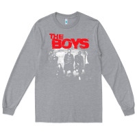 Heather Grey The Boys Graffiti Group Photo Long Sleeve Tee - longCreatives