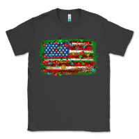 Smoke Christmas American flag 4th of july Classic Tee - HowdyJamesFarm