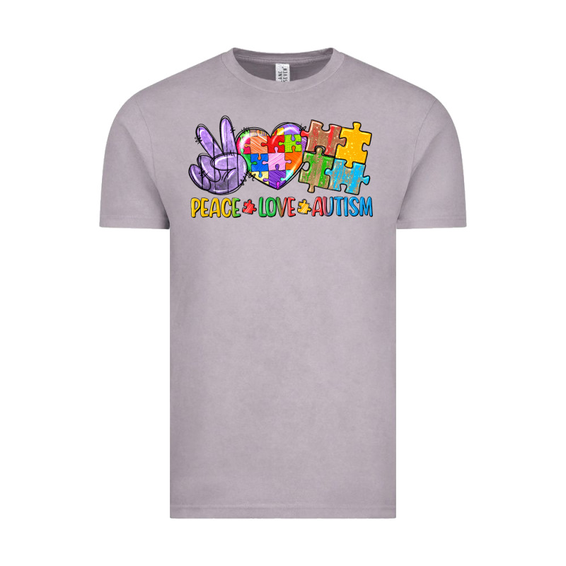 Peace Love Autism Vintage Tee by CowGirlArtShop | Teevron