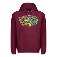 Burgundy My Favorite Players Call Me Mawmaw Premium Hoodie - CowhideDigitalArt