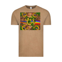 Vintage Coffee st patricks day horseshoe shamrock rainbow gold Vintage Tee - RanaPortraitStore
