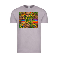 St Patricks Day Horseshoe Shamrock Rainbow Gold Vintage Tee | Teevron