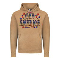 4 July God Bless America Western Vintage Hoodie | Teevron