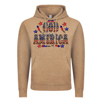 Vintage Coffee 4 july god bless america western Vintage Hoodie - CowCowDesign