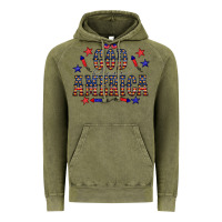 Vintage Olive 4 july god bless america western Vintage Hoodie - CowCowDesign