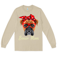 Mushroom Boxer Mom Dogs  Mothers Day Dog Lovers Gifts For Women Long Sleeve Tee - longCreatives