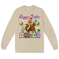 Mushroom Happy Easter rodeo cowgirl Long Sleeve Tee - OliviaCreatesArt
