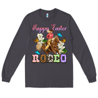 Smoke Happy Easter rodeo cowgirl Long Sleeve Tee - OliviaCreatesArt