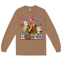 Toasted Coconut Happy Easter rodeo cowgirl Long Sleeve Tee - OliviaCreatesArt