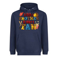 Navy little brother biggest fan Heavyweight Hoodie - AdoDesignShop