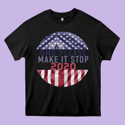 Omg Please Make It Stop 2020 Heavy Core Tee Designed By Bettercallsaul