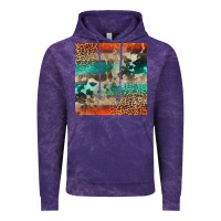 Cloud Purple Leopard Cowhide Pattern Vintage Hoodie - CowCowDesign