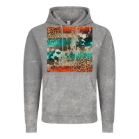 Cloud Rock Leopard Cowhide Pattern Vintage Hoodie - CowCowDesign