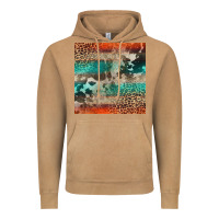 Vintage Camel Leopard Cowhide Pattern Vintage Hoodie - CowCowDesign