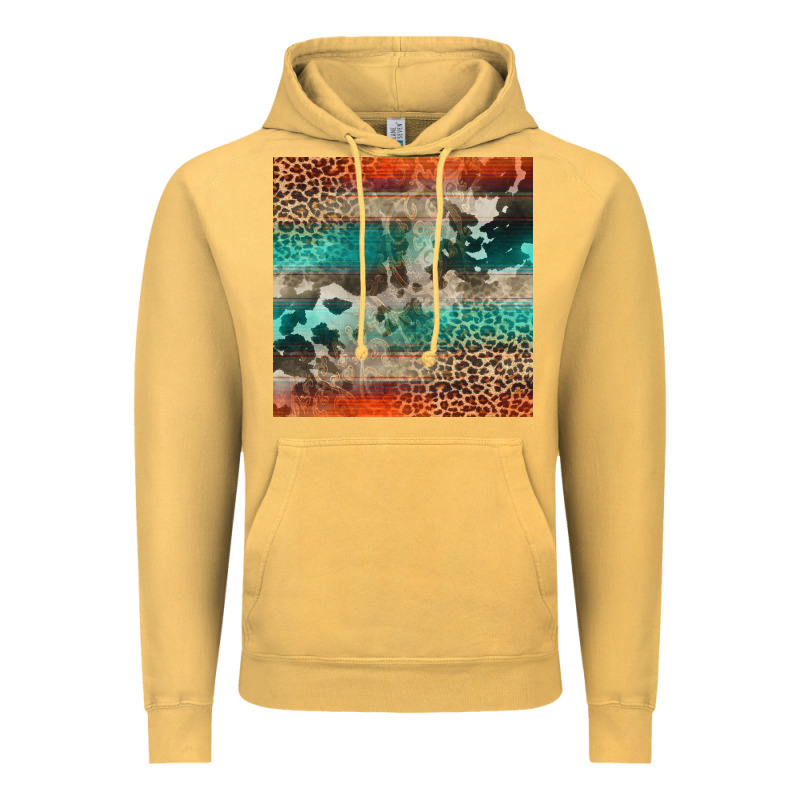 Leopard Cowhide Pattern Vintage Hoodie by CowCowDesign | Teevron