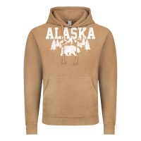 Vintage Camel Alaska Mountains Forest Hunting Usa Vintage Hoodie - longCreatives