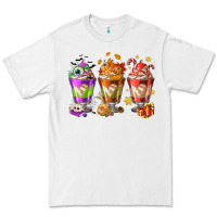 White Hallothanksmas coffee cups Premium Tee - NancyCooperArtShop