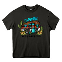 Asphalt camping is my happy place2 Heavy Core Tee - JahusDesignShop
