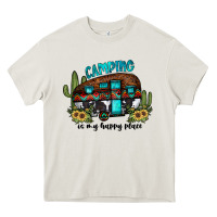 Camping Is My Happy Place2 Heavy Core Tee | Teevron