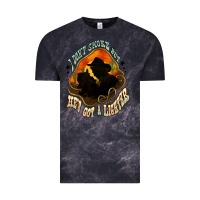 Cloud Black I don't smoke but he's got a lighter Vintage Tee - HowdyJamesFarm