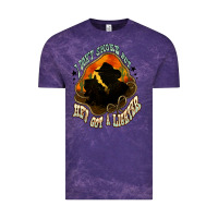 Cloud Purple I don't smoke but he's got a lighter Vintage Tee - HowdyJamesFarm