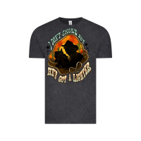 Vintage Black I don't smoke but he's got a lighter Vintage Tee - HowdyJamesFarm