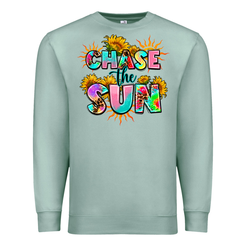 Chase The Sun Premium Sweatshirt by AdoDesignShop | Teevron