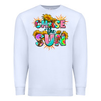White chase the sun Premium Sweatshirt - AdoDesignShop