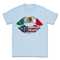 Dusty Blue mexico usa lips Classic Tee - TumblerDesignByShophia