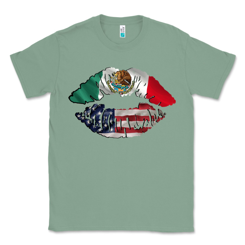 Mexico Usa Lips Classic Tee by TumblerDesignByShophia | Teevron