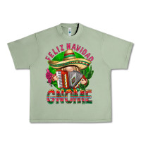 Oil Green Feliz Navidad gnome Mexico Urban Heavy Tee - HowdyJamesFarm