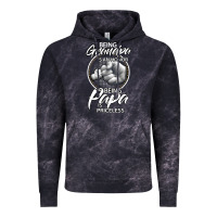 Cloud Black being grandpa is an honor being papa is priceless, gift dad Vintage Hoodie - longCreatives