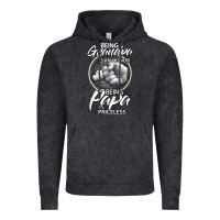 Vintage Black being grandpa is an honor being papa is priceless, gift dad Vintage Hoodie - longCreatives