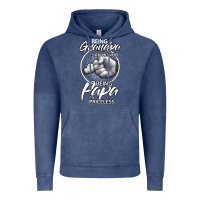 Vintage Denim being grandpa is an honor being papa is priceless, gift dad Vintage Hoodie - longCreatives