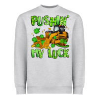 Heather Grey pushin' my luck Heavyweight Sweatshirt - Artiststas