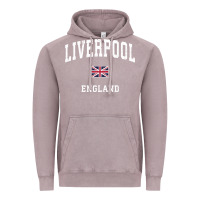 Vintage Zinc Liverpool England Vintage Athletic Sports Design Vintage Hoodie - longCreatives