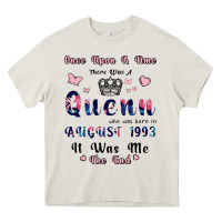 Cream Once Upon A Time There Was A Queen Who Was Born I Heavy Core Tee - Bettercallsaul