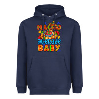 Navy nacho average baby with nacho 2 Heavyweight Hoodie - AdoDesignShop