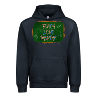 Navy teach love inspire chalkboard Urban Hoodie - AdoDesignShop